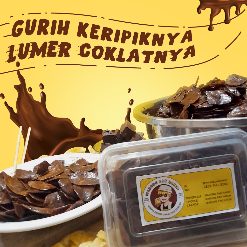 

Keripik Pisang Coklat Lumer 145gram