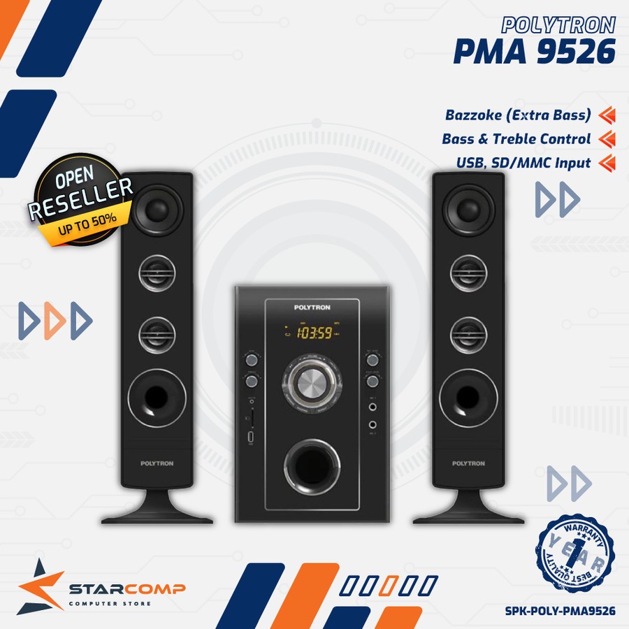Polytron PMA 9526 Multimedia Speaker PMA9526