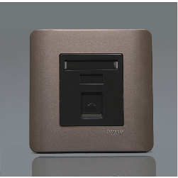 Outlet Telpon 1G Silver Bronze Clipsal Zencelo Schneider E8431RJS4_SZ