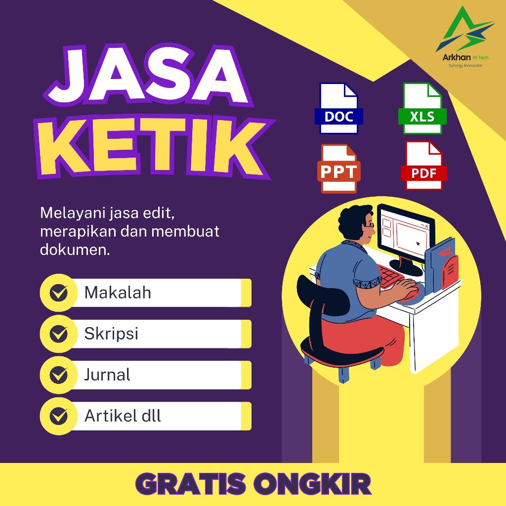 Jasa Ketik Online | Ketik Artikel | Dokumen dll