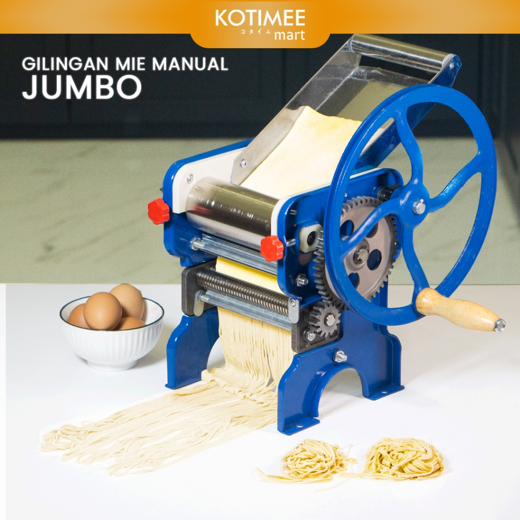 Gilingan Mie Besar Manual - Penggiling Adonan - Pasta Maker Roda Besar ASPM-150