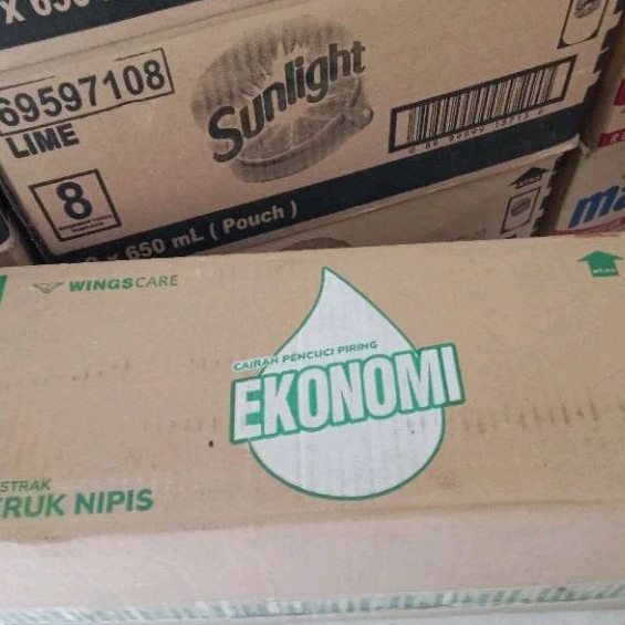 Sabun cuci Piring EKONOMI 650ml, 1 Dus
