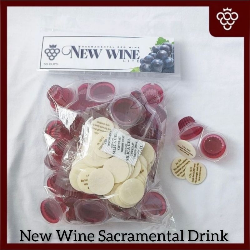 

Anggur Perjamuan Kudus Lite + Hosti Ayat Kecil Inggris ~ Isi 50