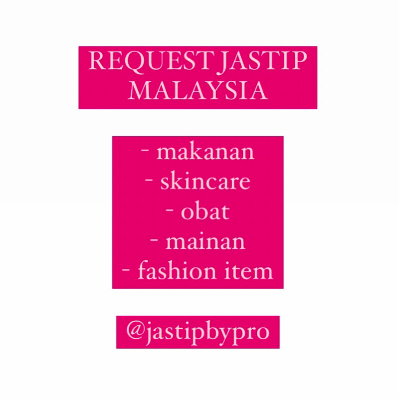 Request Jastip Jasa Titip Malaysia Singapore All Item Website Shopee