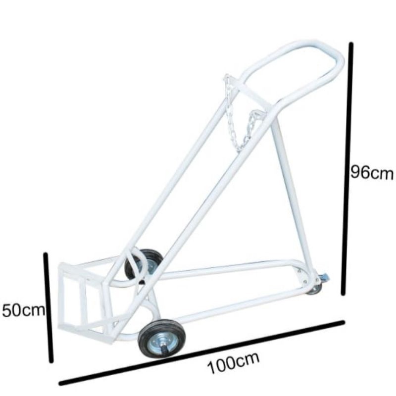 Troli Tabung Oksigen 6m3 Trolley Tabung Oksigen 6 m3