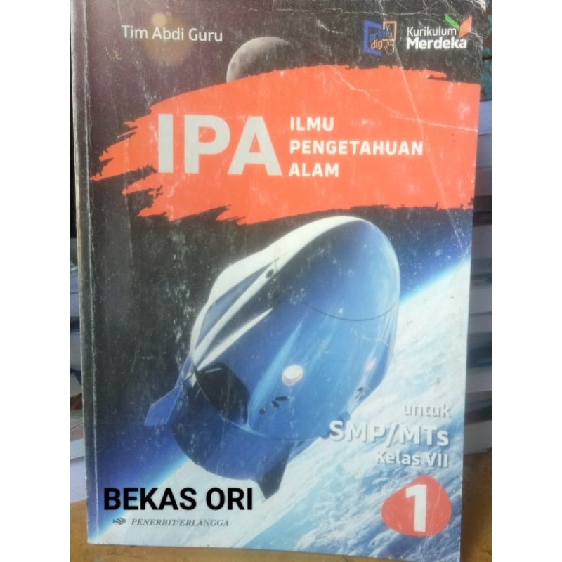 IPA SMP Kelas 1 Kurikulum Merdeka Erlangga