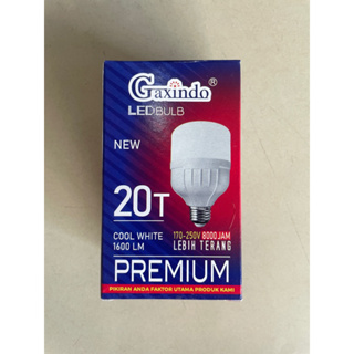 Bohlam Lampu LED GAXINDO 20 watt PREMIUM / LED BULB GAXINDO 20watt 170-250v / bola lampu 20watt ( BO