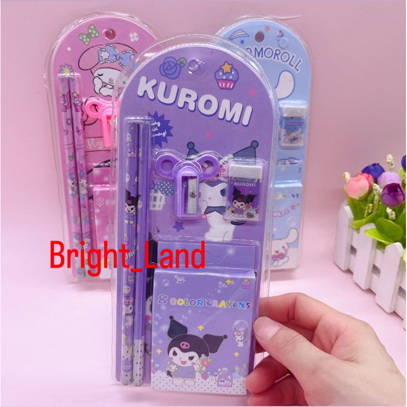 

(HCM) Paket Alat Tulis MIKA set 5in1 Stationery Set Study Set Anak Karakter Set Alat Tulis Anak TK