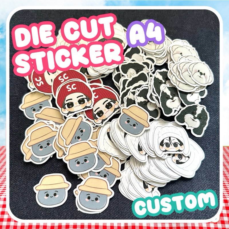 

DIE CUT STICKER CUSTOM A4