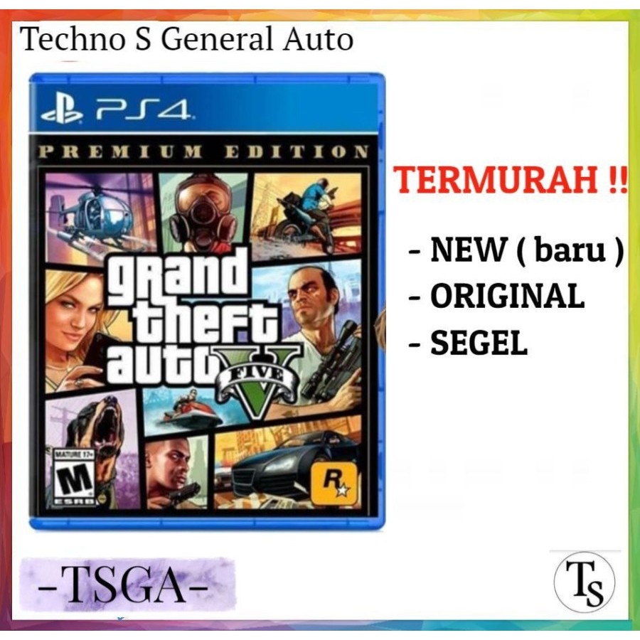 PS4 GTA V - GTA V PS 4 - Game Grand Theft Auto V PS4 Original