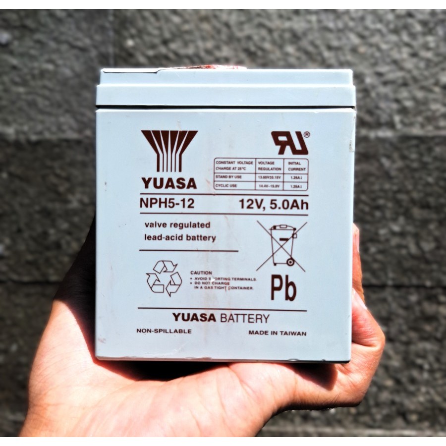 Aki Kering Baterai UPS Yuasa NPH5-12