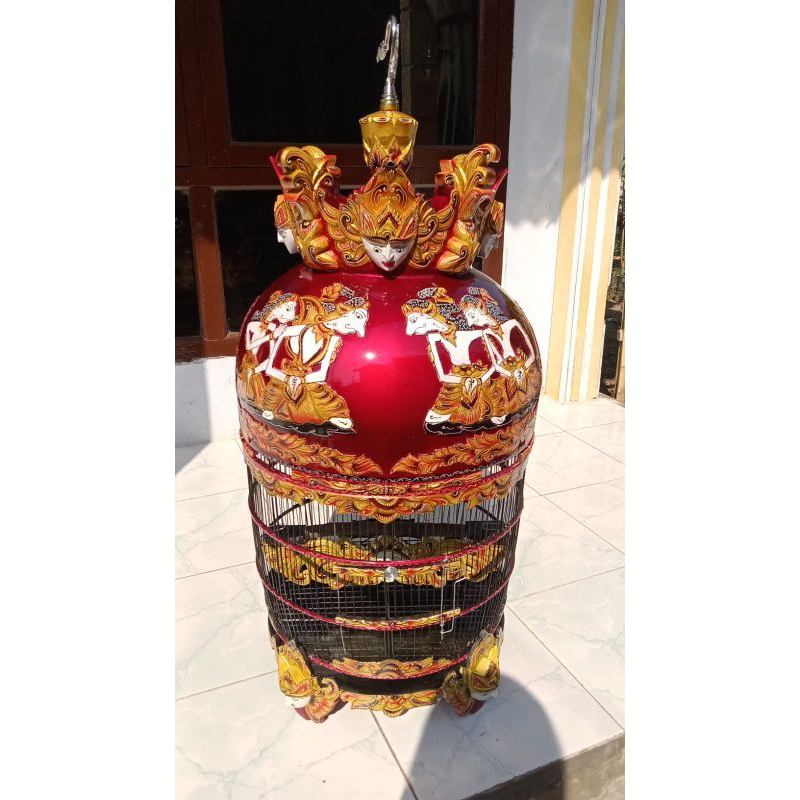 Sangkar Perkutut Lomba Topeng Full Timbul