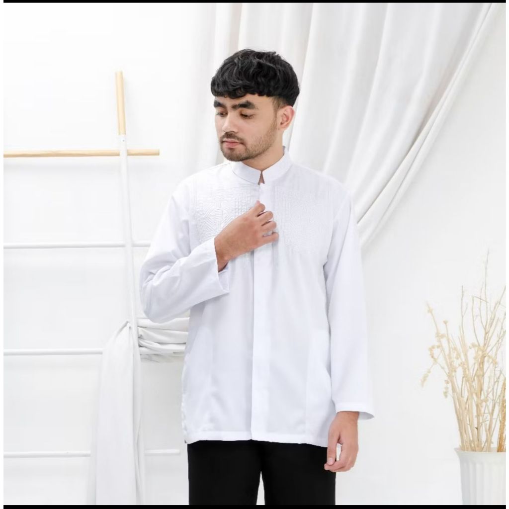Baju koko dewasa Al-Amin lengan panjang termurah/terlaris