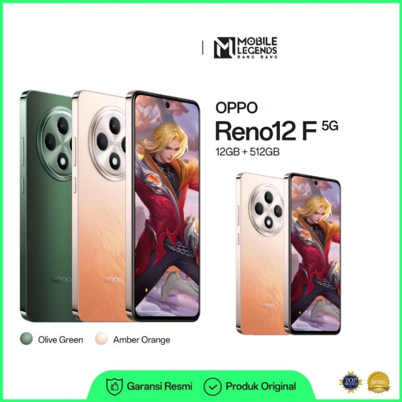 HP OPPO RENO 12F 5G RAM 12GB ROM 512GB