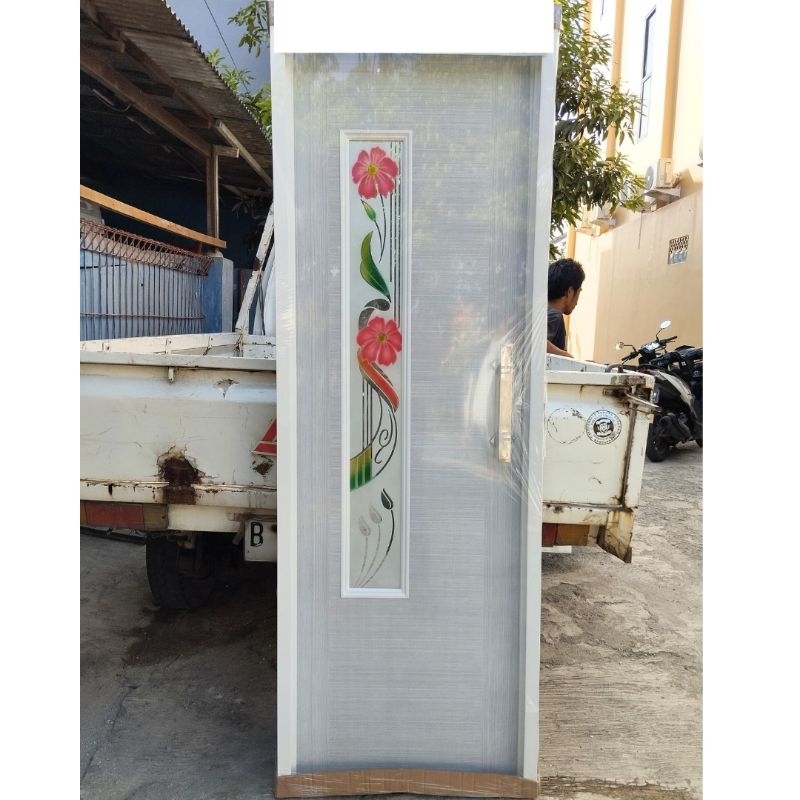 Pintu Pvc Kamar Mandi Minimalis Pintu Kamar Mandi Pvc 1/4 Kaca Pintu Wc Pvc Minimalis Pintu Toilet