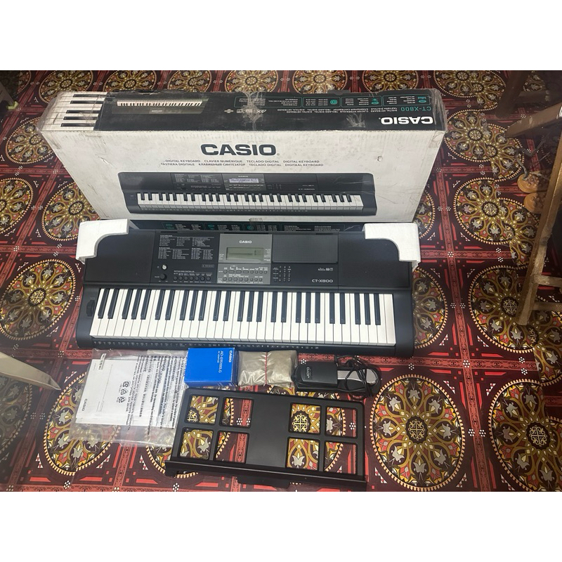 KEYBOARD PIANO CASIO CTX 800 BEKAS / SECOND