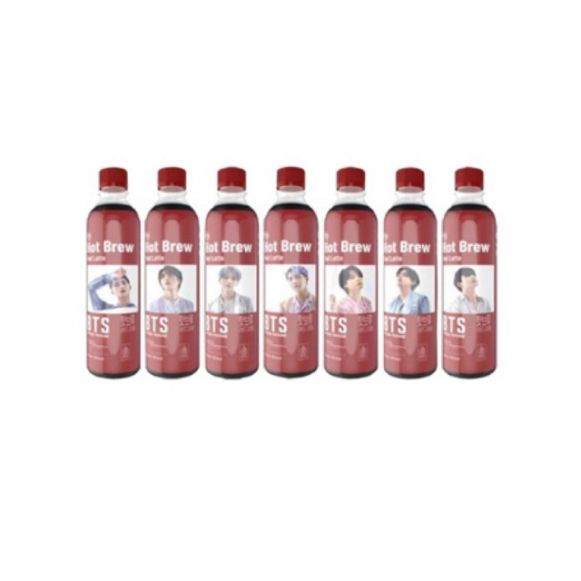 

BTS Coffee Hot Brew Minuman Kopi Red Latte Botol 350ML