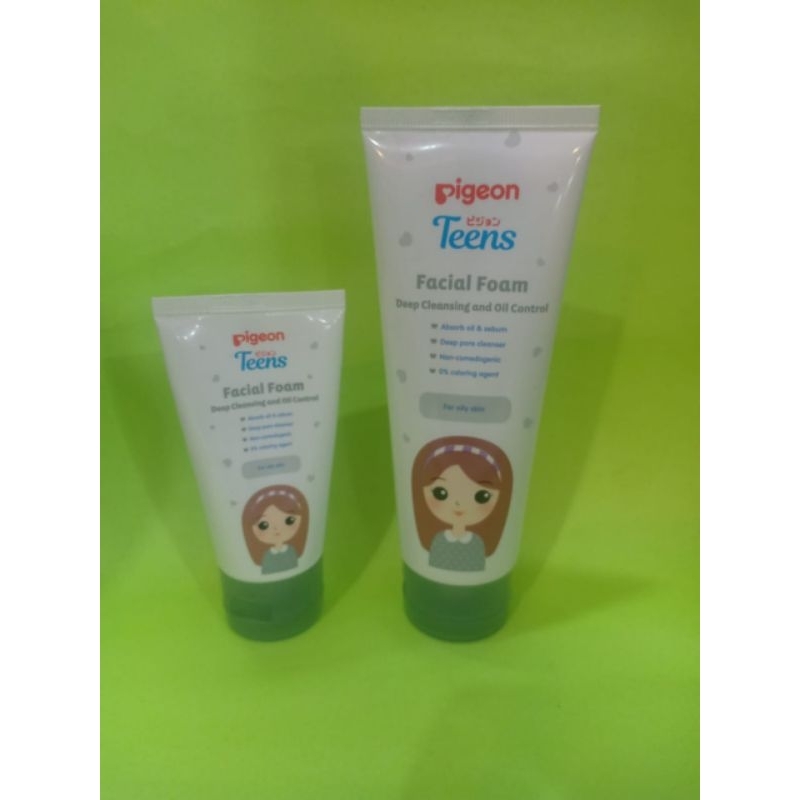 Pigeon Teens Facial Foam / Sabun Cuci Muka Remaja / Pembersih Wajah Anak / Deep Cleansing And Oil Co