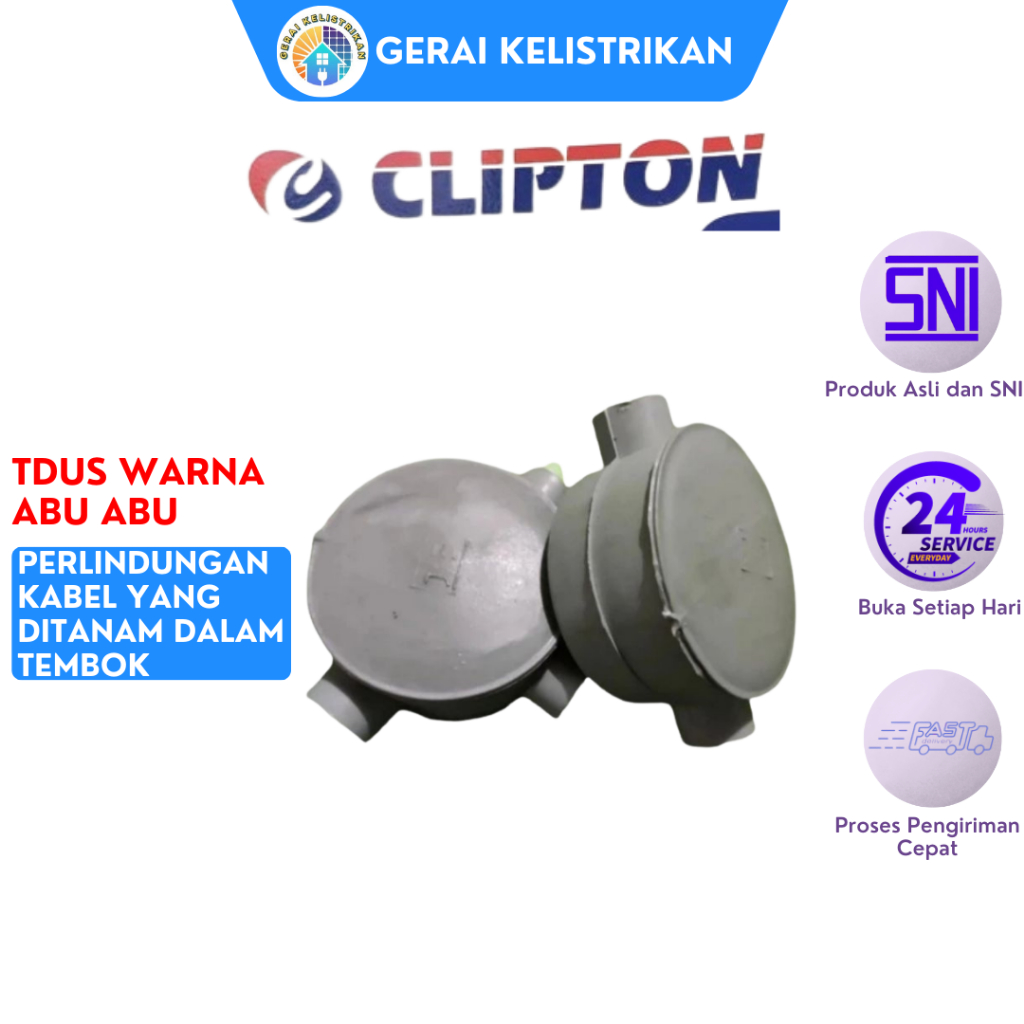 T DOS ABU ABUCLIPTON / T DUS PVC / T DOOS CLIPTON