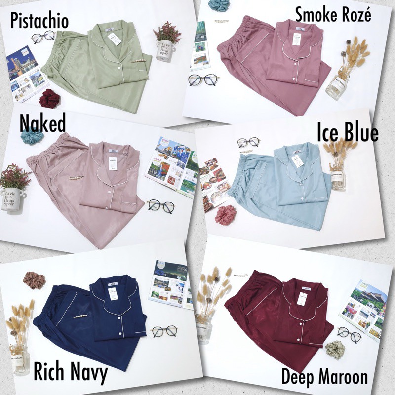 PIYAMA TENCEL SILK SF / CELANA PANJANG / CP ELLIE