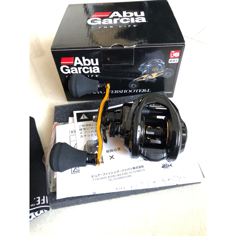 reel bc abu garcia roxani power shooter L second like new