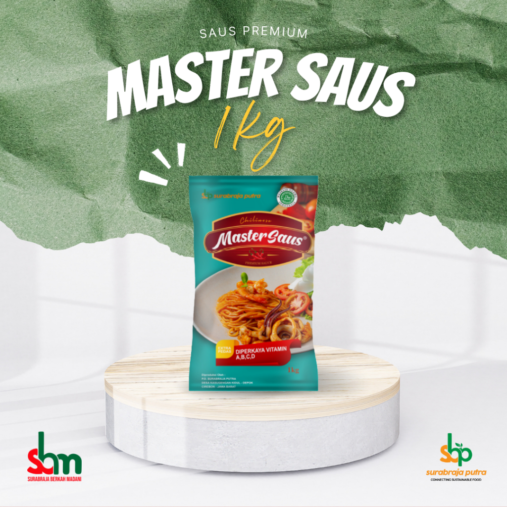 

Master Saus 1 kg / Saus Premium / Saus Cirebon / Saus Mie / Saos Cabe / Saus Cabai