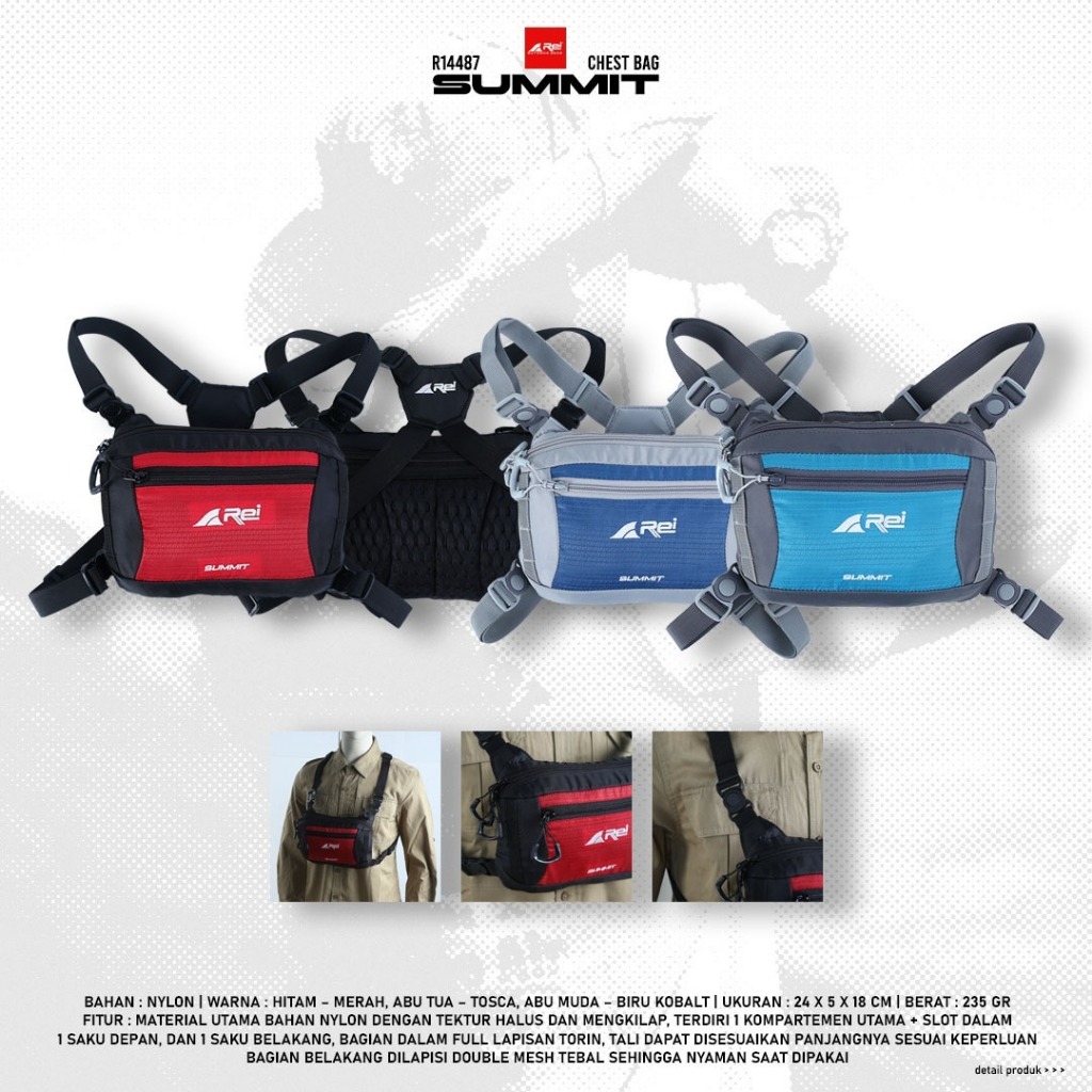 Chest Bag / Tas Dada Summit Arei Outdoorgear