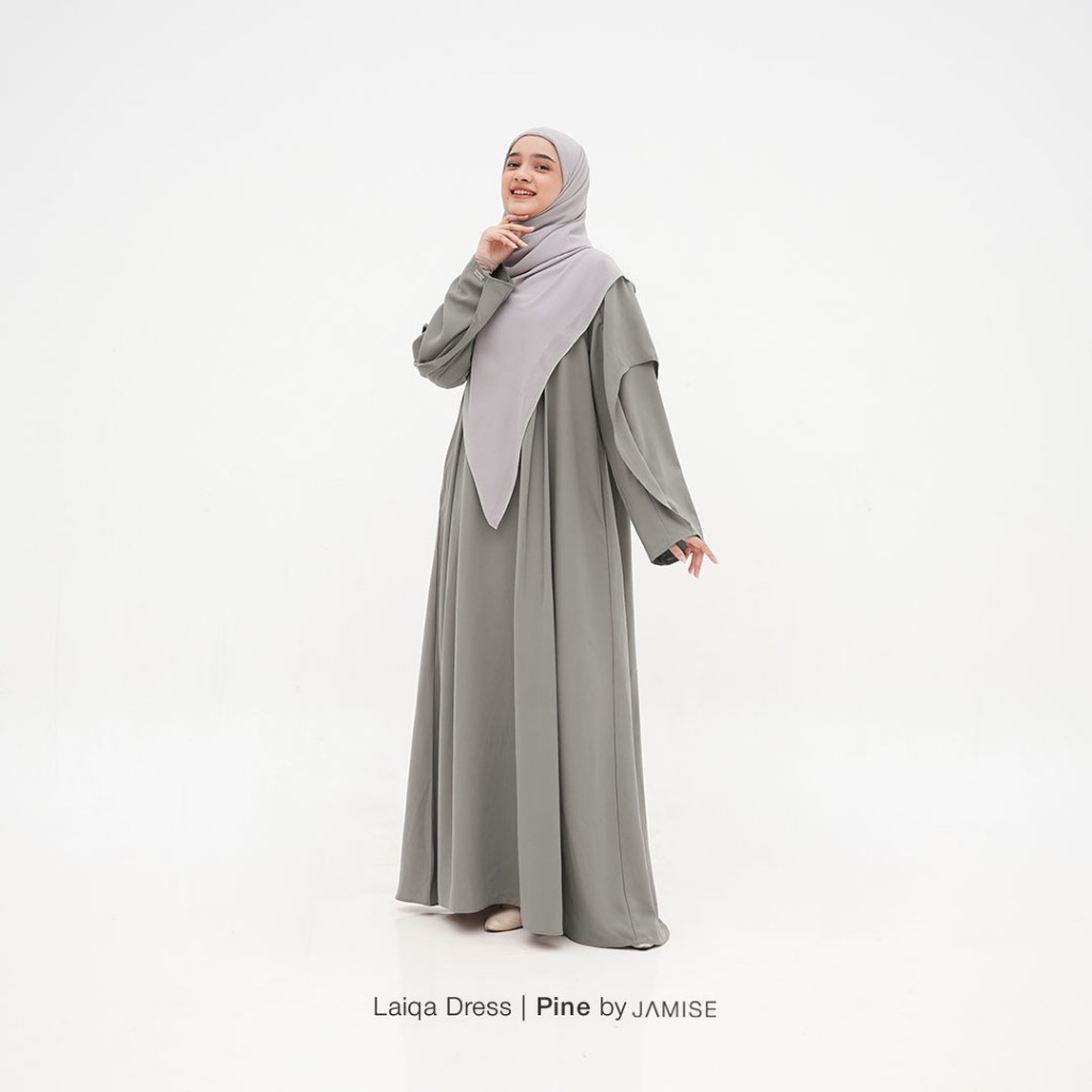FREE ONGKIR JAMISE LAIQA DRESS GAMIS ABAYA MUSLIMAH ELEGANT