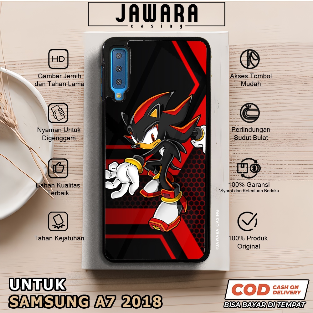 Case Samsung A7 2018 Casing Samsung A7 2018 [SONC] Premium Case Glossy Case Hp Samsung Jawara Casing