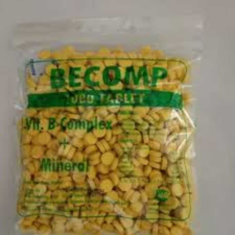 Vitamin B kompleks 1000tablet mineral ayam sapi kambing burung