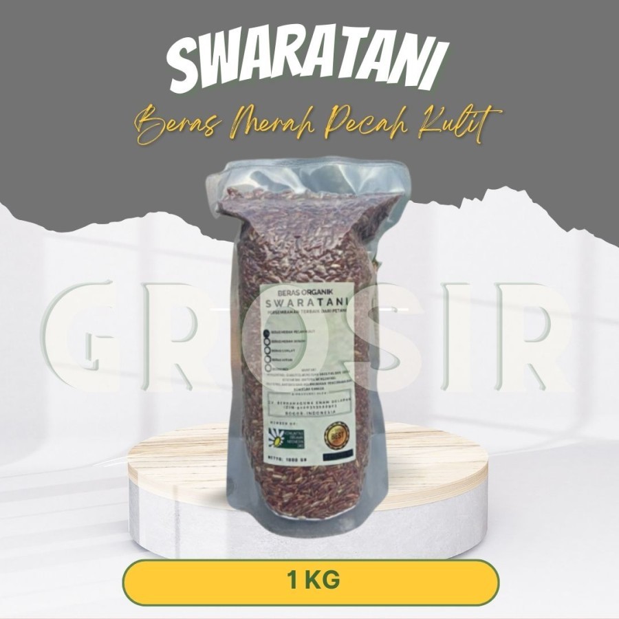 

Swaratani Beras Merah Pecah Kulit Organik 1 Kg