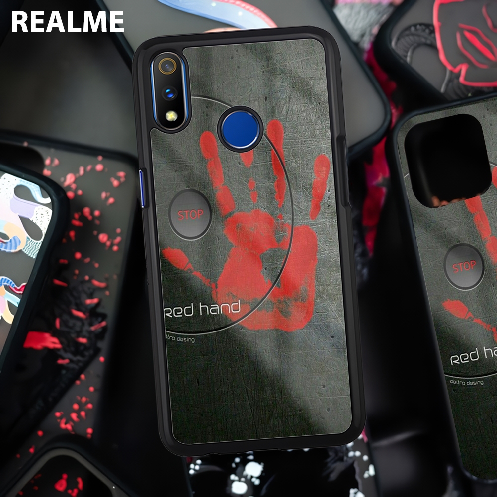 Case Glossy [2D] Realme 3 5 6 7 8 8i 9 10 Pro - Case Silikon Realme 3 - Cassing Handphone Realme 3