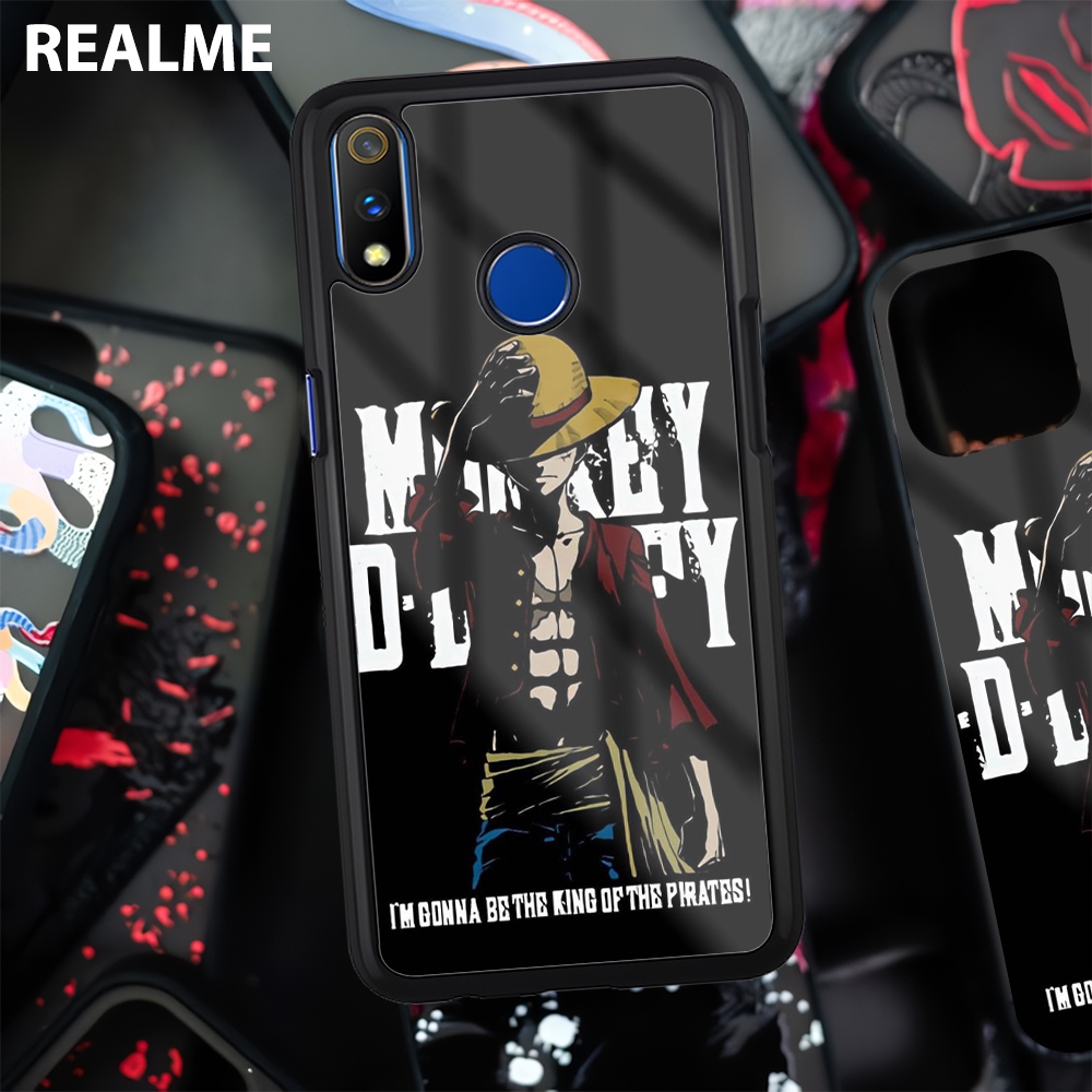 Case Glossy [2D] Realme 3 5 6 7 8 8i 9 10 Pro - Case Silikon Realme 3 - Cassing Handphone Realme 3