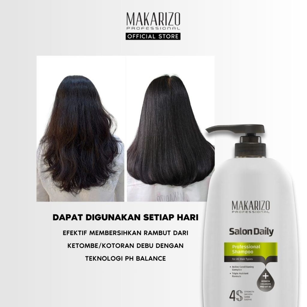 ☑️ YK ☑️MAKARIZO Salon Daily Professional Shampoo 950ml