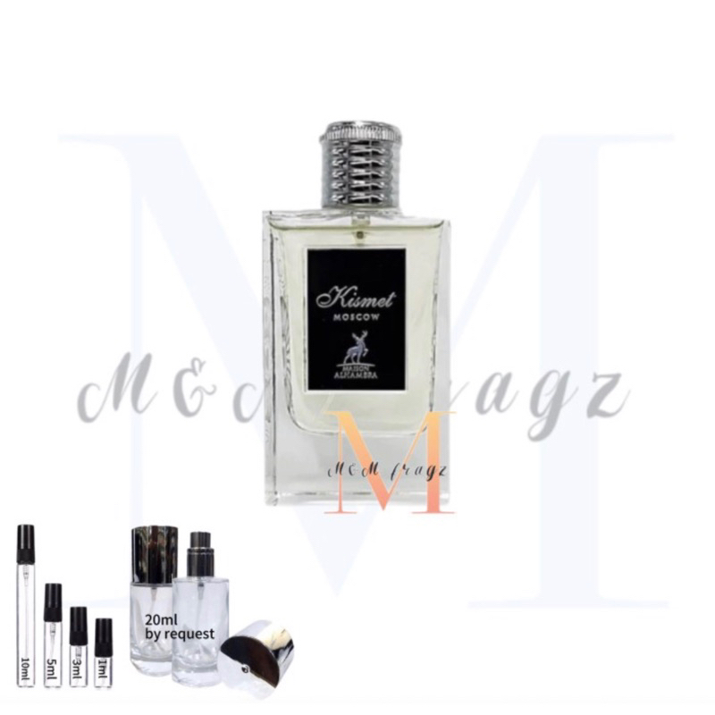 Decant Lattafa Maison Alhambra Kismet Moscow for Men EDP