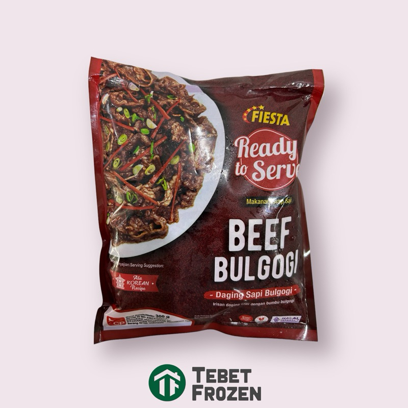 

FIESTA READY TO SERVE BEEF BULGOGI 300GR - TEBET FROZEN
