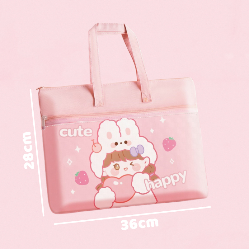 Berkualitas Mk516 Tas Jinjing Anak Perempuan Serbaguna Untuk Ngaji Dan Les / Tote Bag Anak Perempuan