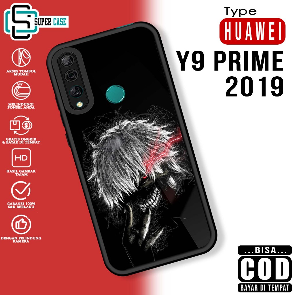 Case Hp For HUAWEI Y9 PRIME 2019 PEN SoftCase Glossy casing Handphone Silikon Glass