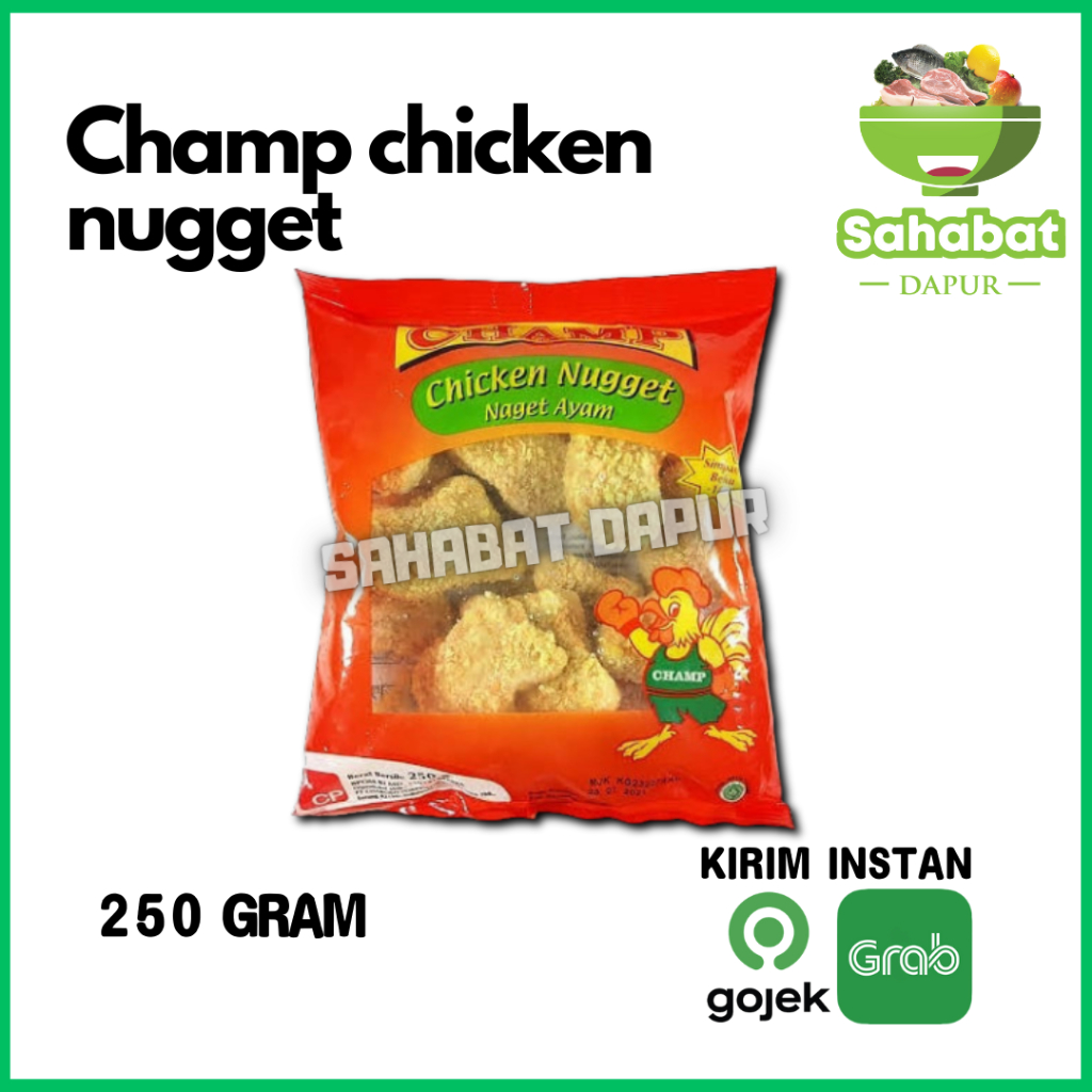 

Champ Chiken Nugget / Naget Ayam 225gr - Sahabatdapur