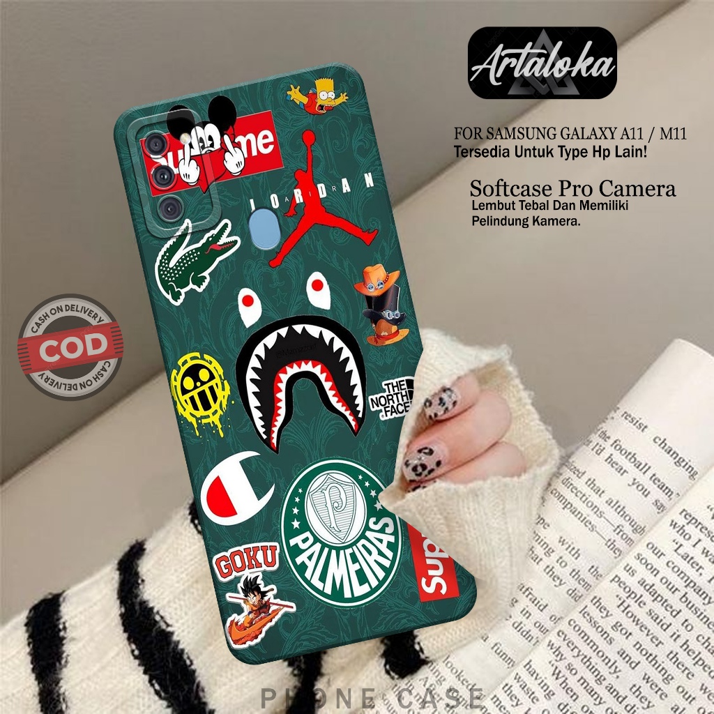 Softcase Hp Samsung Galaxy A11/M11 Fashion Case Branded Case Samsung Galaxy A11/M11 Terbaru Silikon 