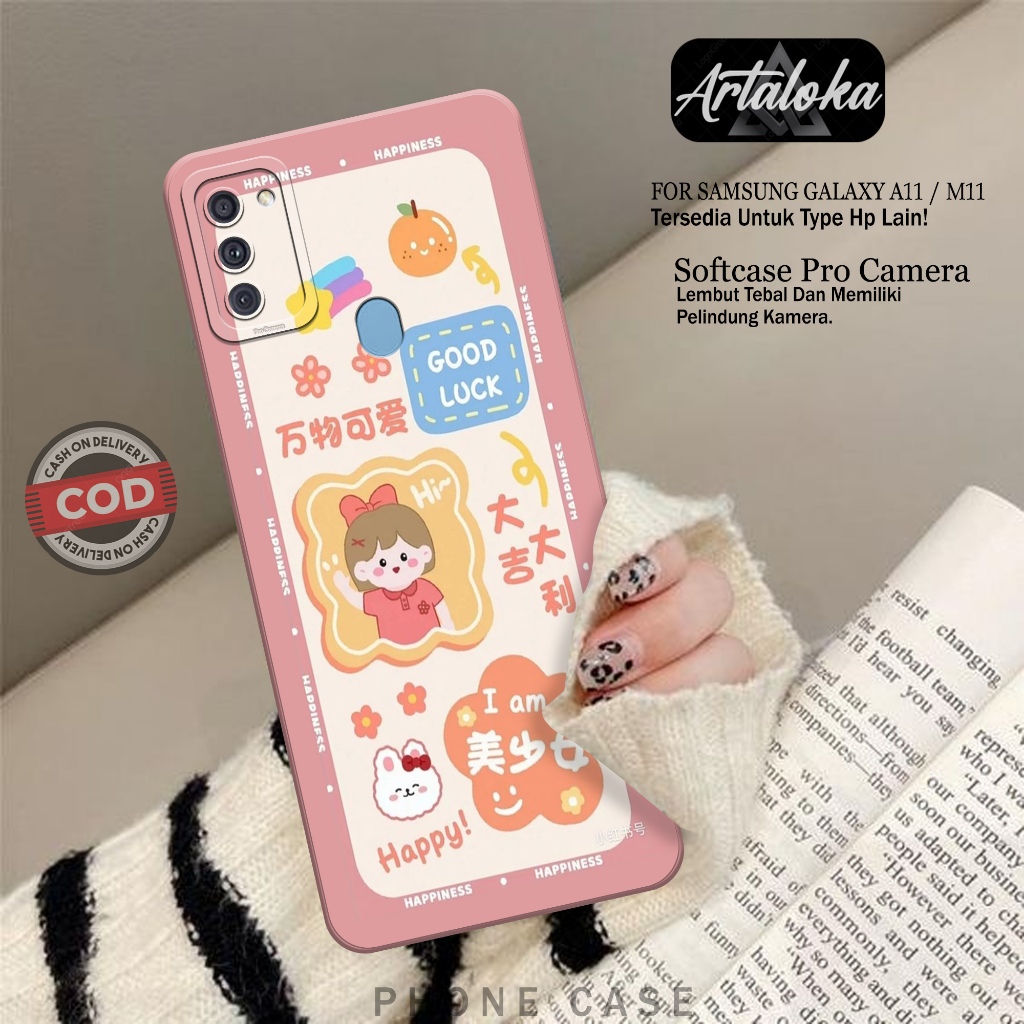 Softcase Hp Samsung Galaxy A11/M11 Fashion Case Kartun Case Samsung Galaxy A11/M11 Terbaru Silikon T