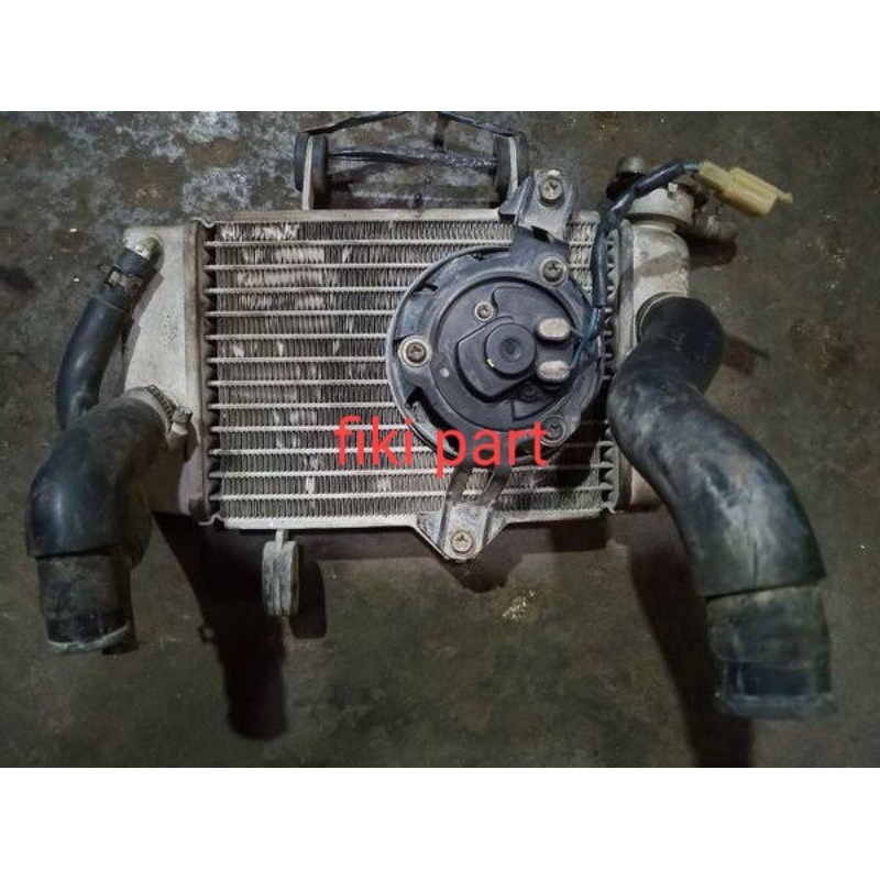 Radiator set Komplit Kipas Radiator Yamaha Jupiter Mx Old Original Copotan Motor