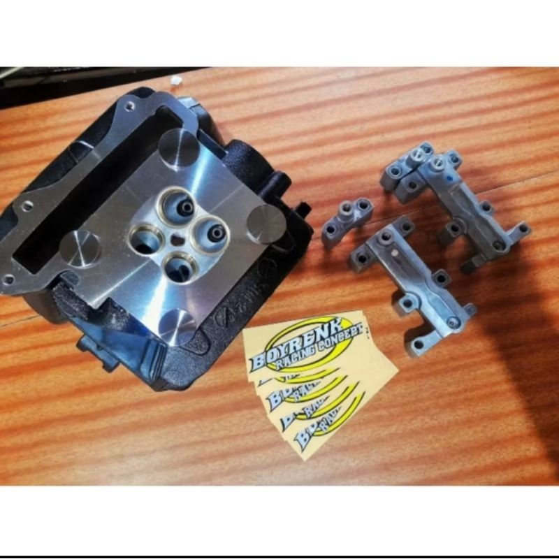 HEAD / KOP SATRIA FU 150 SUDUTAN KLEP 27/23 28/24 -BOYRENK