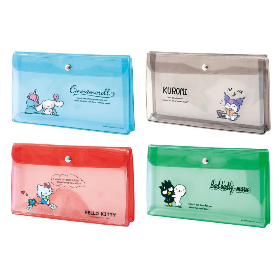 

M-Plan Pencil Case Sanrio Cinnamoroll Kuromi Kotak Pensil Pass Case Limited Edition
