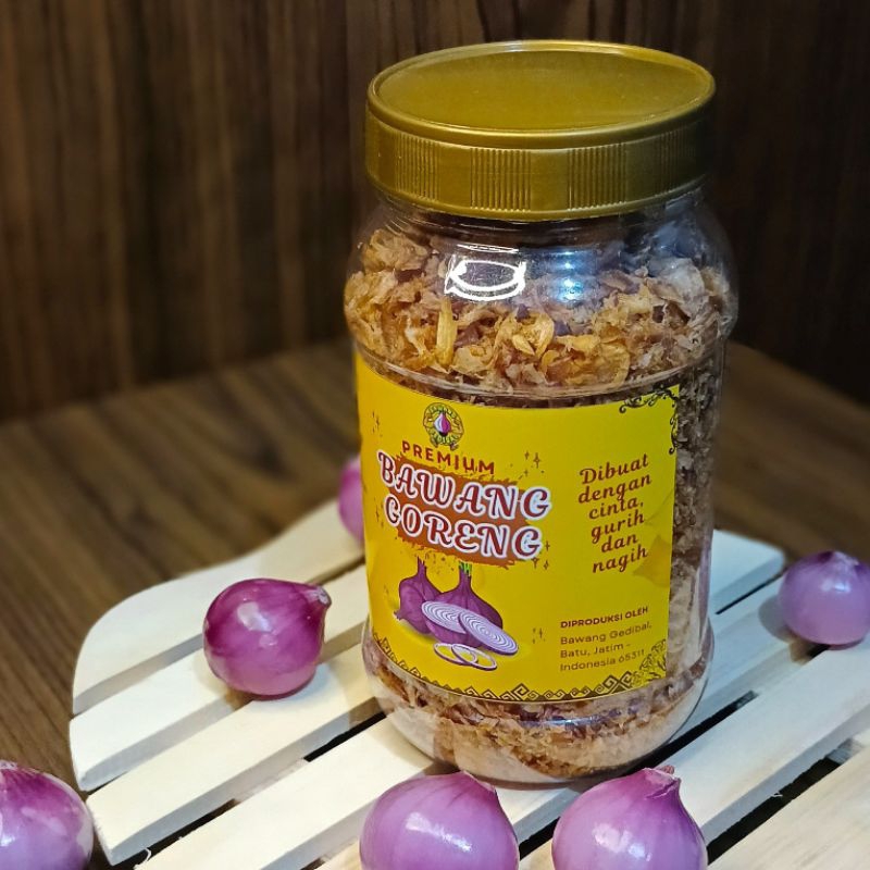 

Bawang Goreng Premium | Bawang Goreng Ori | Berat Bersih 120 gram | Bawang Goreng Tanpa Pengawet | Bawang Goreng Probolinggo | Brambang Goreng | Bawang Gedibal | Bawang Kriuk