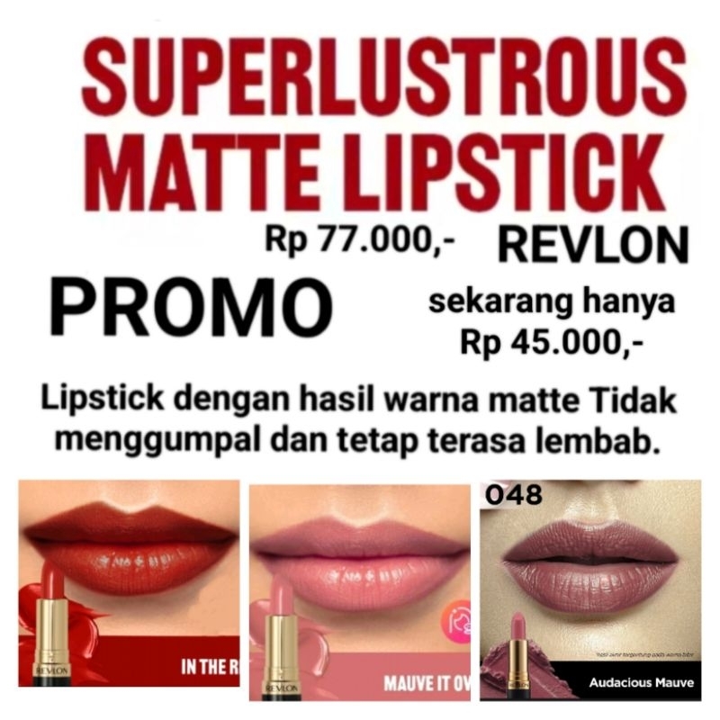 Lipstik Matte Revlon