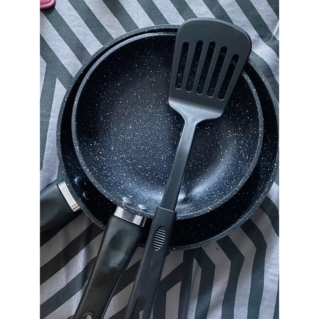 Informa Cooking Color Keira Set 2 Pcs Wajan Penggorengan & Spatula Frypan Pan Wok Anti Lengket Non S