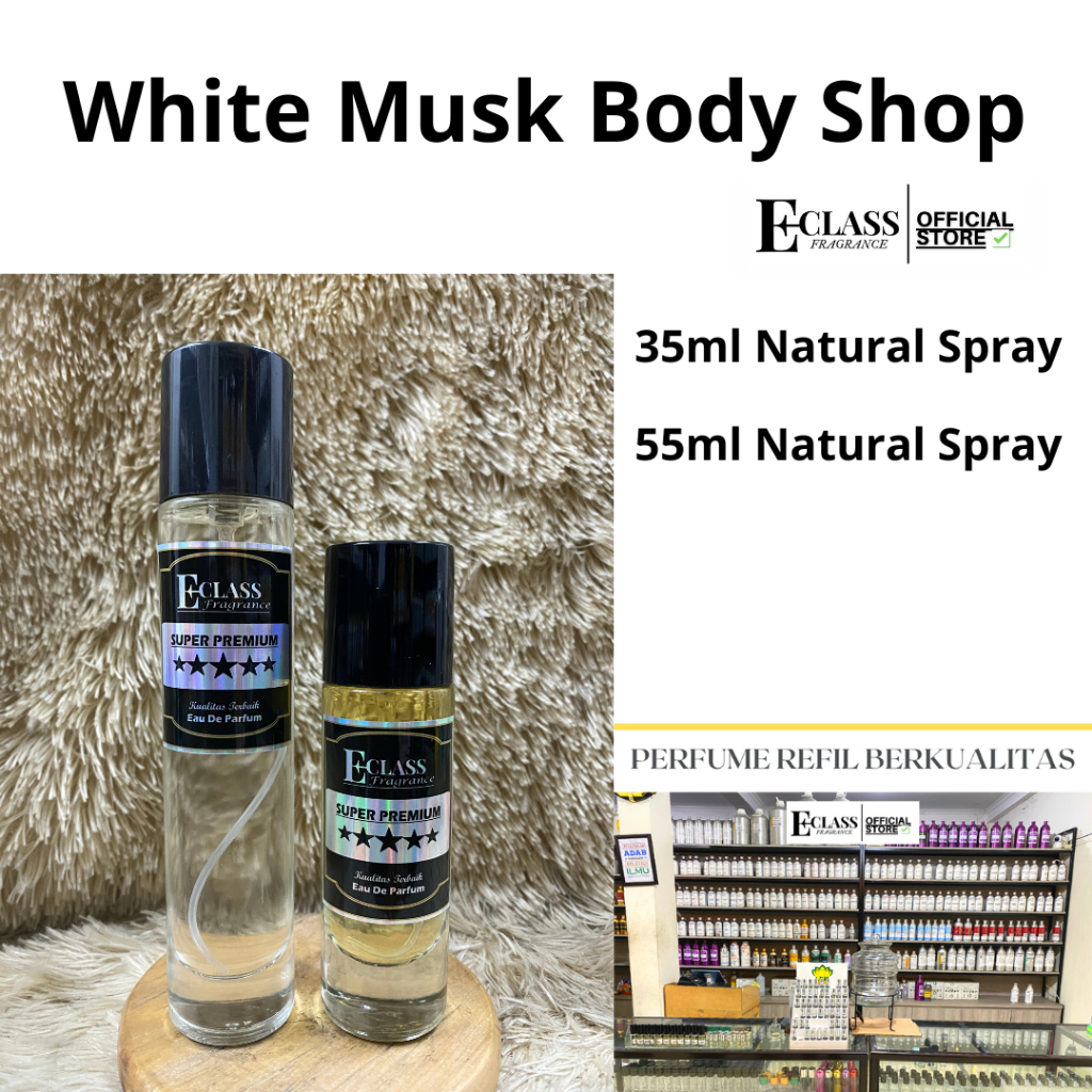 Parfume Unisek White Musk Body shop - Parfume Viral White Musk Body shop - Parfume Tahan Lama