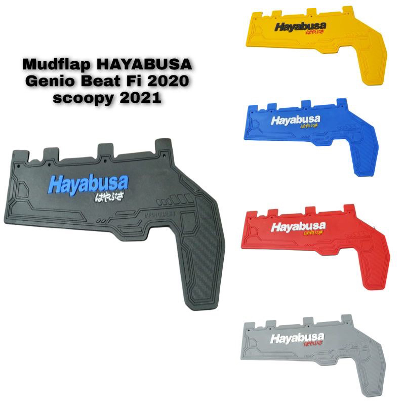 MUDFLAP PENAHAN LUMPUR HAYABUSA SCOOPY 2021 BEAT 2020 GENIO