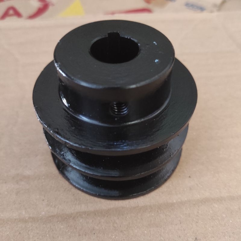 Pulley Besi B2 3 inch as 19, 20, 22, 24, 25, 28, 30mm Pully Pulli Besi Cor